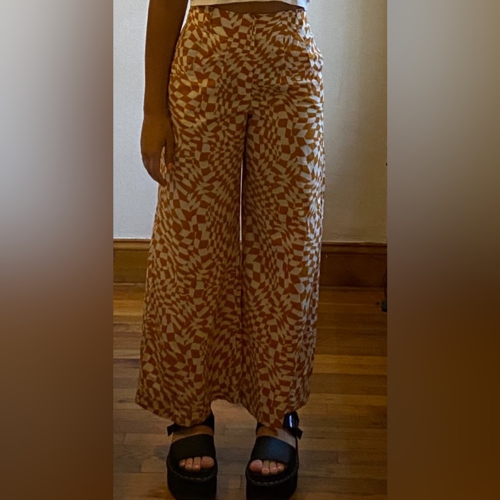 Free People Linen Ankle Pants - Picture 4 of 4